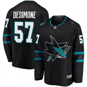 Nick DeSimone San Jose Sharks Fanatics Branded Breakaway ized Alternate Jersey (Black)