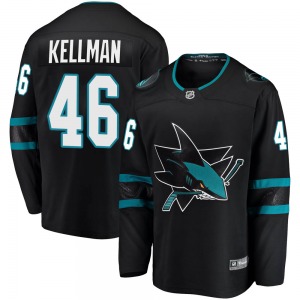 Joel Kellman San Jose Sharks Fanatics Branded Breakaway Alternate Jersey (Black)