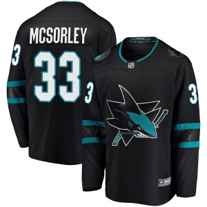 Marty Mcsorley San Jose Sharks Fanatics Branded Breakaway Alternate Jersey (Black)