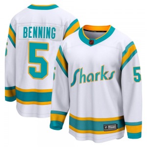 Matt Benning San Jose Sharks Fanatics Branded Youth Breakaway Special Edition 2.0 Jersey (White)