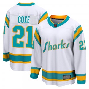 Craig Coxe San Jose Sharks Fanatics Branded Youth Breakaway Special Edition 2.0 Jersey (White)