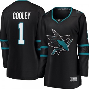 Devin Cooley San Jose Sharks Fanatics Branded Women's Breakaway Alternate Jersey (Black)