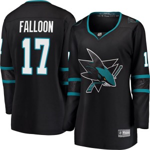 Pat Falloon San Jose Sharks Fanatics Branded Women's Breakaway Alternate Jersey (Black)