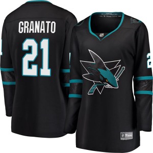 Tony Granato San Jose Sharks Fanatics Branded Women's Breakaway Alternate Jersey (Black)