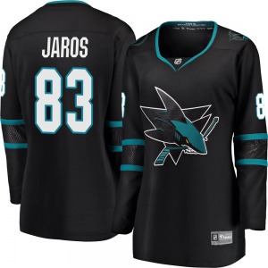 Christian Jaros San Jose Sharks Fanatics Branded Women's Breakaway Alternate Jersey (Black)