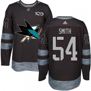 Givani Smith San Jose Sharks Youth Authentic 1917-2017 100th Anniversary Jersey (Black)