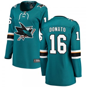 Ryan Donato San Jose Sharks Fanatics Branded Women's Breakaway Home Jersey (Teal)