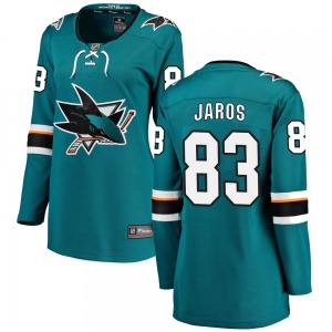 Christian Jaros San Jose Sharks Fanatics Branded Women's Breakaway Home Jersey (Teal)