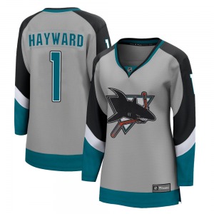 Brian Hayward San Jose Sharks Fanatics Branded Women's Breakaway 2020/21 Special Edition Jersey (Gray)