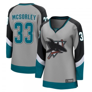 Marty Mcsorley San Jose Sharks Fanatics Branded Women's Breakaway 2020/21 Special Edition Jersey (Gray)