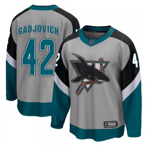 Jonah Gadjovich San Jose Sharks Fanatics Branded Breakaway 2020/21 Special Edition Jersey (Gray)