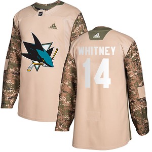 Ray Whitney San Jose Sharks Adidas Youth Authentic Veterans Day Practice Jersey (Camo)