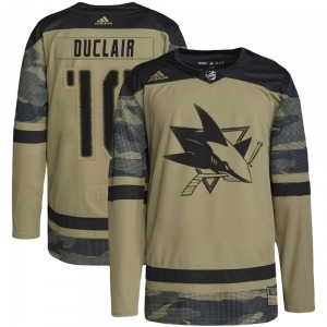 Anthony Duclair San Jose Sharks Adidas Authentic Military Appreciation Practice Jersey (Camo)