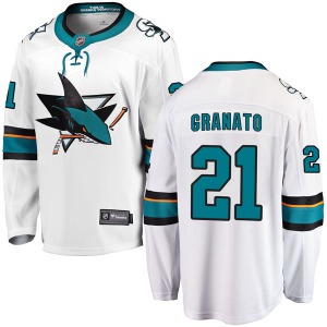 Tony Granato San Jose Sharks Fanatics Branded Youth Breakaway Away Jersey (White)