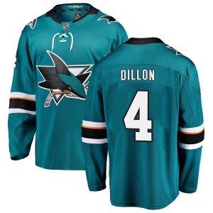 Brenden Dillon San Jose Sharks Fanatics Branded Youth Breakaway Home Jersey (Teal)