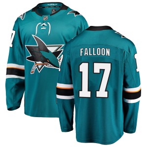 Pat Falloon San Jose Sharks Fanatics Branded Youth Breakaway Home Jersey (Teal)